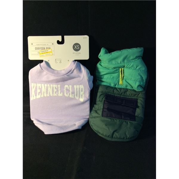 Pet apparel size  extra small