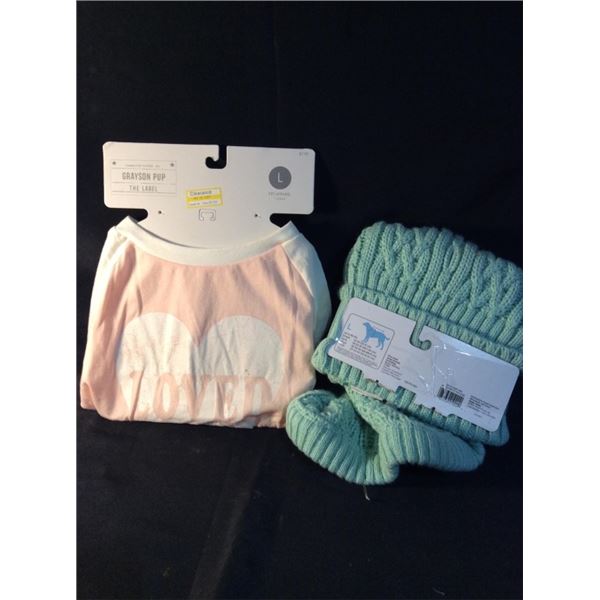 Pet apparel size   Large