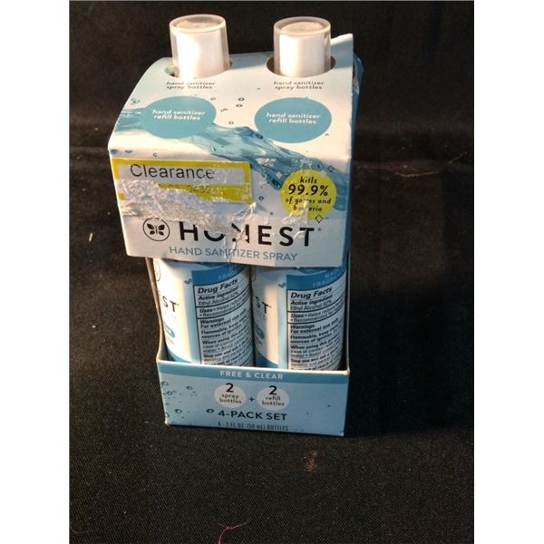 4  Pack spray bottles and refill bottles hand sanitizer spray