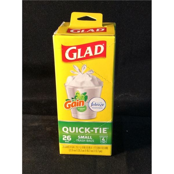 Glad gain QuickTime small trash bags