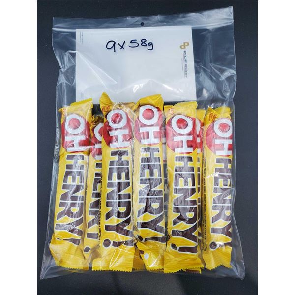 Oh Henry Candy Bars (9 x 58g)
