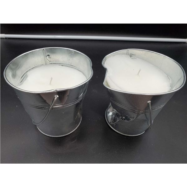 Lot of 2 Bucket Candles