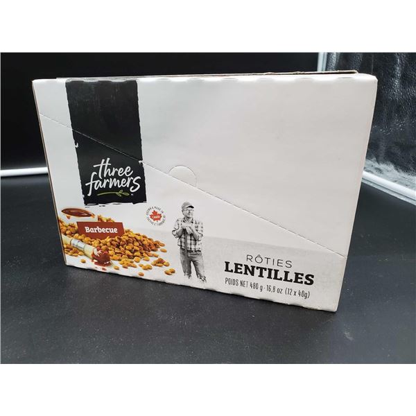 Three Farmers Barbecue Lentils (12 x 40g)