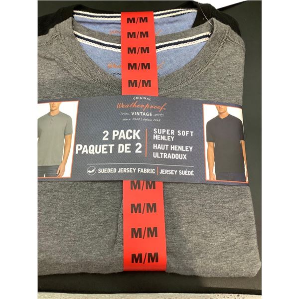 Weatherproof Vintage Super Soft Henley 2pk (m)