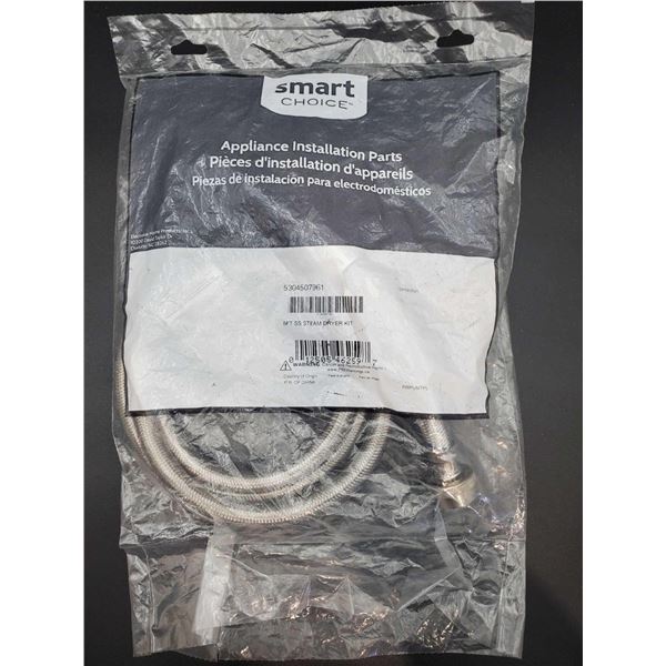 Smart Choice Appliance Installation Parts- 5ft SS Steam Dryer Kit