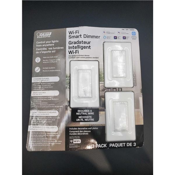 Wi-Fi Smart Dimmer Light Switch (3pk)