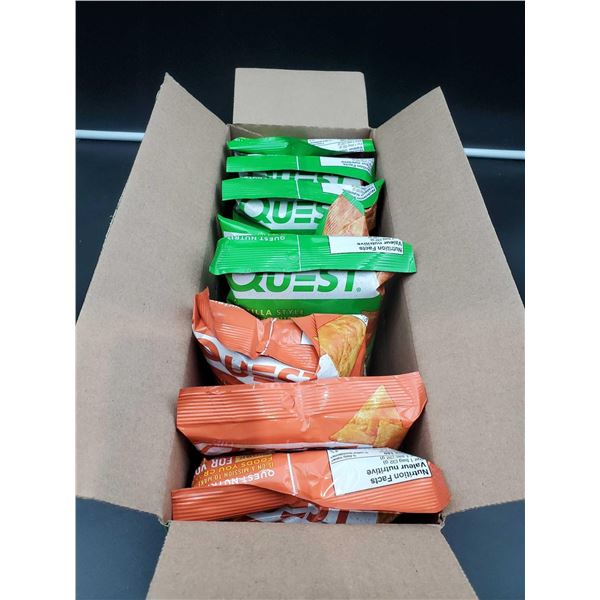 Quest Tortilla Protein Chips-Nacho Cheese, Chili Lime