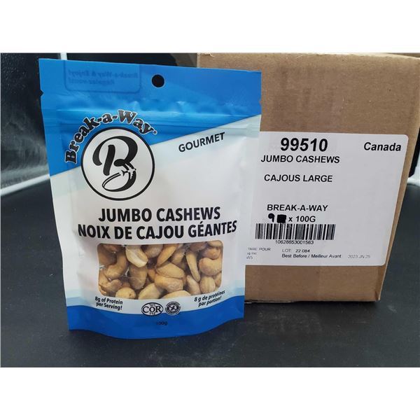 Break-a-Way Jumbo Cashews (9 x 100g)