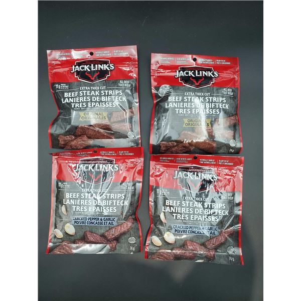 Jack Links Beef Steak Strips (4 x 74g)