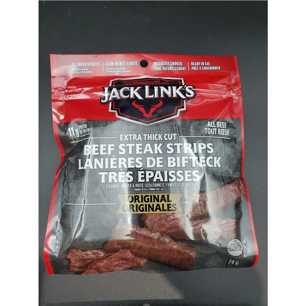 Jack Links Beef Steak Strips-Original (4 x 74g)
