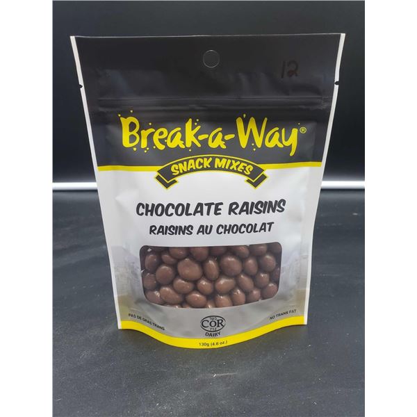 Break-A-Way Chocolate Covered Raisin 130g