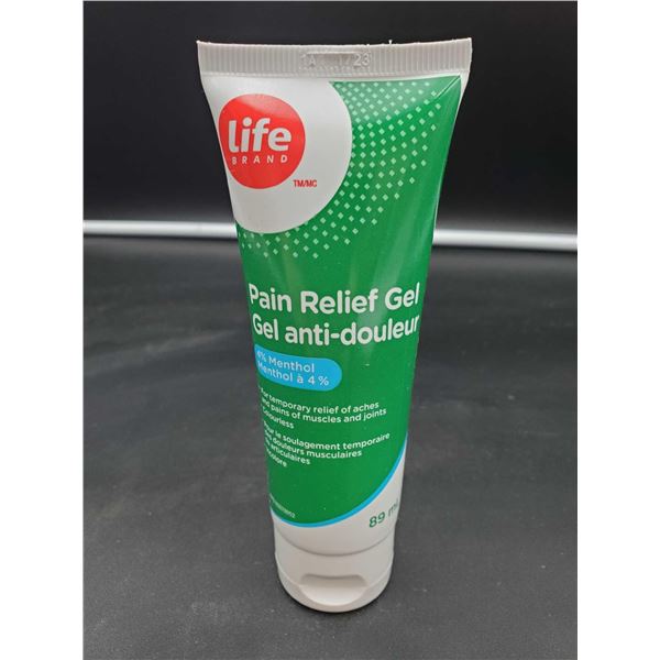 Life Brand Pain Relief Gel 4% Menthol 89ml