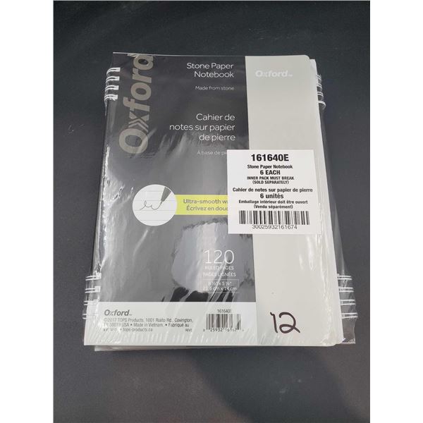 Oxford Stone Paper Lined Notebook Pack of 6 Books