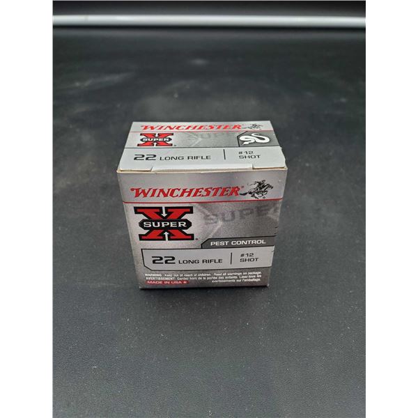 Winchester Super X22 Long Rifle #12 Shot Ammunition 1 Box