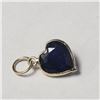 Image 1 : 10K Yellow Gold Sapphire(1.5ct) Pendant (~Size )(Ring is resizable for $40) (~length inches), Sugges