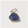 Image 3 : 10K Yellow Gold Sapphire(1.5ct) Pendant (~Size )(Ring is resizable for $40) (~length inches), Sugges