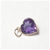 Image 1 : 10K Yellow Gold Amethyst(2.3ct) Pendant (~Size )(Ring is resizable for $40) (~length inches), Sugges