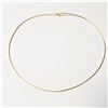 Image 2 : 10K Yellow Gold 0.83G 17G Necklace (~Size )(Ring is resizable for $40) (~length inches), Suggested R