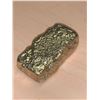 Image 1 : One Hand Poured Ingot made from melted computer pins ( weight 99.7 grams) contents & purity unknown