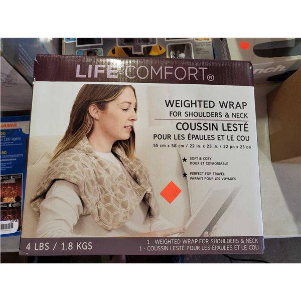 New Life Comfort Weighted Wrap For Shoulders & Neck - 4 Lbs