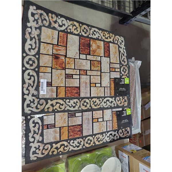 Korhani Home Studio Door Mat (18in x 24in) Lot of 2