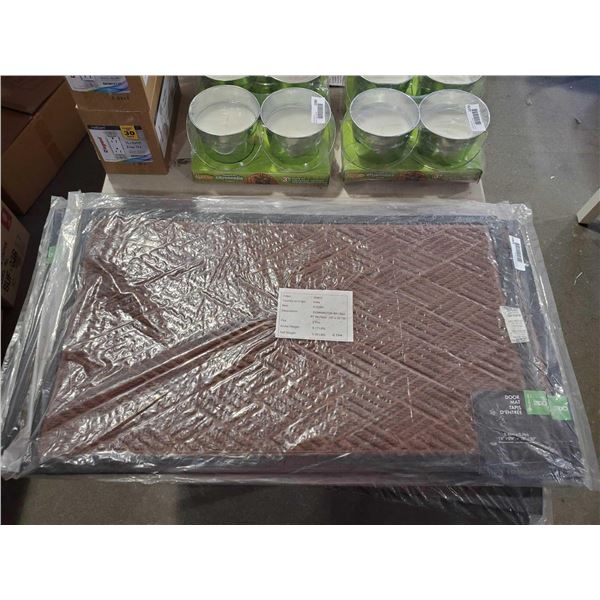 Lot of 2 - Rubber Back Studio Door Mat (-18 x 30 inch