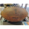 Image 3 : New Wilson NFL American Football Conference Leather Football with Team Logos