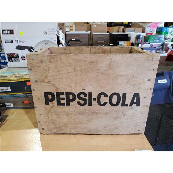 Vintage Wooden Pepsi-Cola Delivery Crate