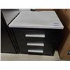 Image 2 : NEW Carlington 20" Wall Hung Side 3 drawer Cabinet Esspresso
