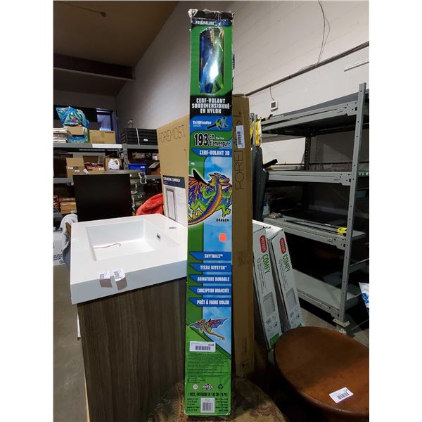 76" Dragon Kite with Triwinder