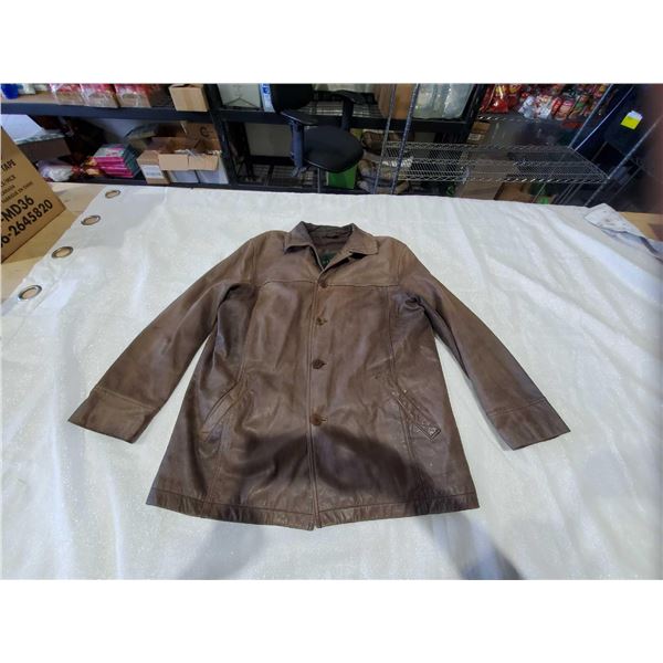 Vintage Danier Lined Leather Jacket - Medium