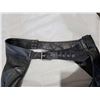 Image 5 : Black Leather riding Chaps size 2X