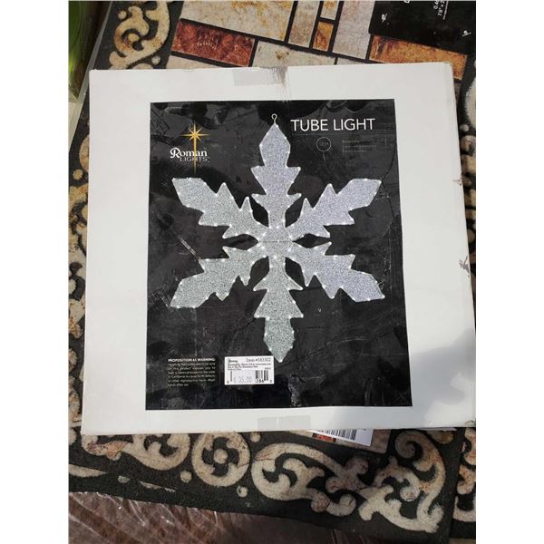 New 12" Lighted Roman Lights Tube Light Decoration