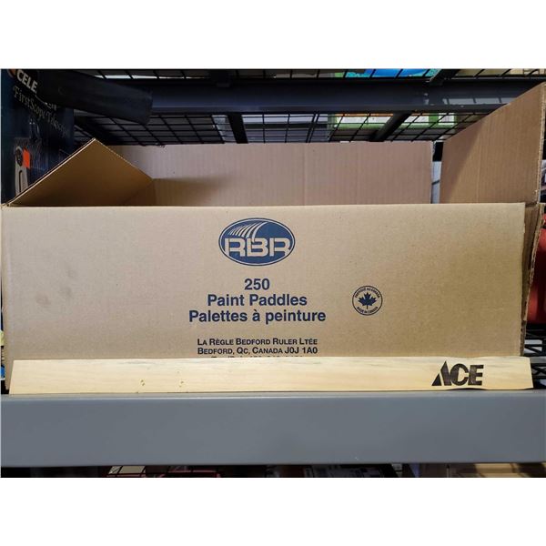 Case Lot Ace Paint Stir Sticks 250 Count