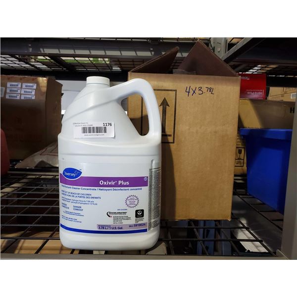 Case lot - Diversey Oxivir Plus Disinfectant Cleaner with Hydrogen Peroxide (7.0%) 4X 3.78L