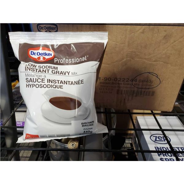 Dr Oetker Low Sodium Instant Brown Gravy Mix 6x440g