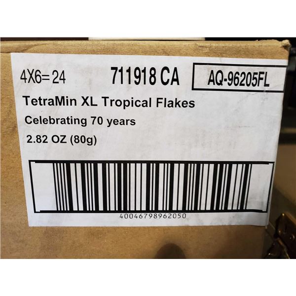 Case Lot - Tetra Tetramin Tropical Fish Flakes 4X (6 x 80g) = 24 Jars