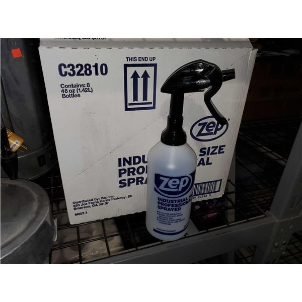 Case lot of Zep industrial Spray Bottles 8 x 1.42L