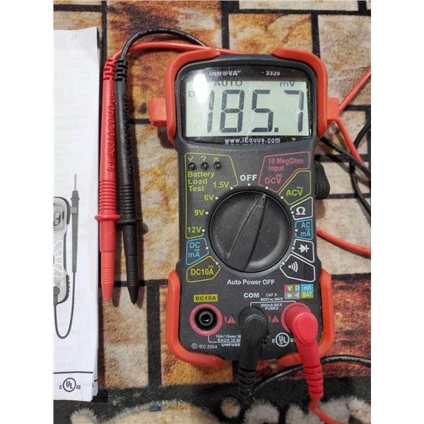 Innova Digital Multimeter with manual