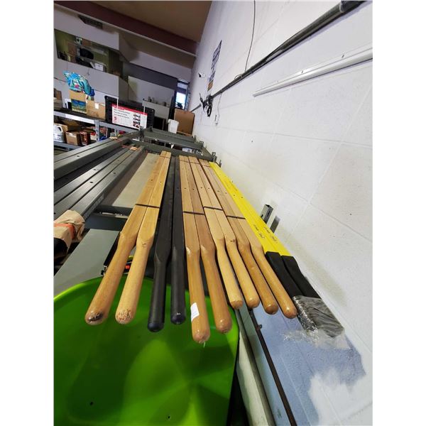 NEW Wheel Barrow Handle Set metal and wood assorted - Lot of 6