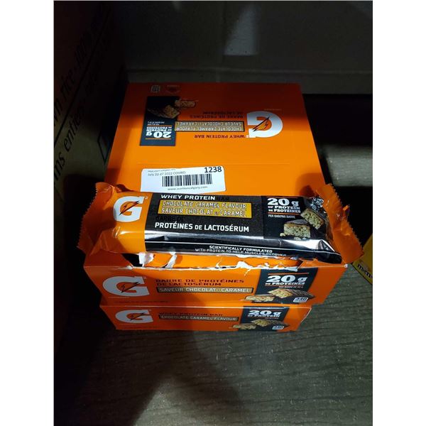 Gatorade Whey Protein Bar- Chocolate Caramel Flavour  2x(12 x 80g)