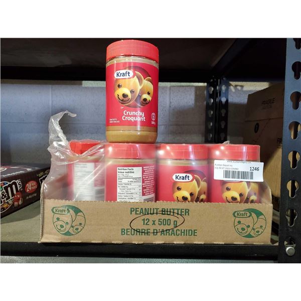 Kraft Crunchy Peanut Butter (12 X 500G)