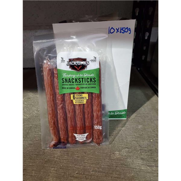 Jack Links Turkey Snacksticks (10 x 150g)