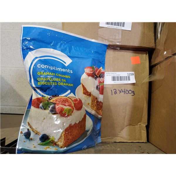 Compliments Graham Crumbs (12 x 400g)