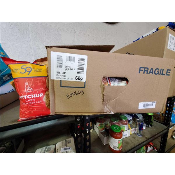 Case of 59th Street Ketchup Chips (30 x 60g)