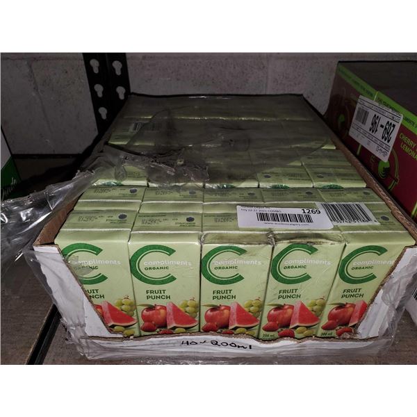 Compliments Organic-Fruit Punch (40 x 200ml)