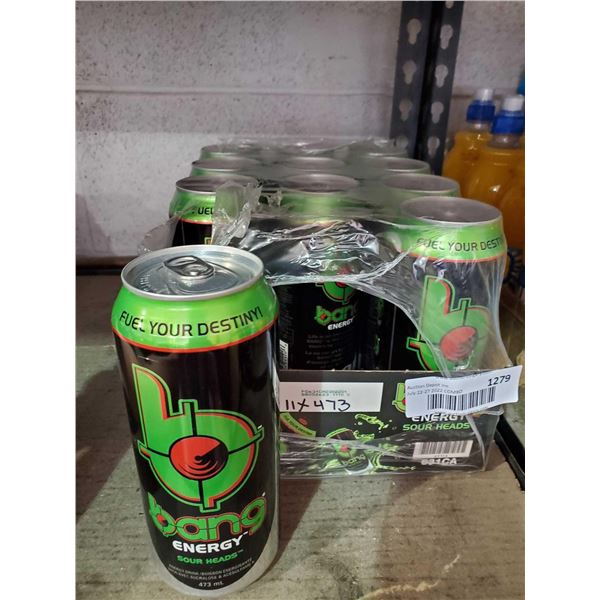 Bang Sour Head Energy Drinks (11 x 473mL)