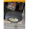 Image 4 : NEW Cub Cadet Model CC30 Lawn Tractor - damaged tire as seen in photos NEW in Crate - comes with man