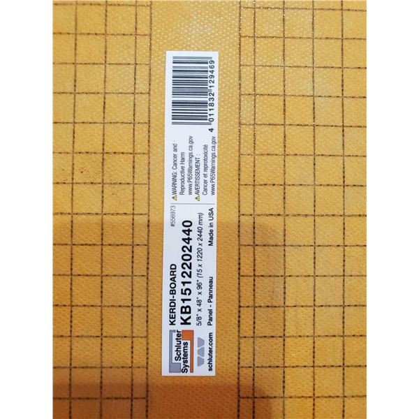 Schluter Systems Kerdi-Board Panel 5/8" x 48" x 96"