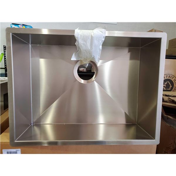 NEW stainless steel Single Well Under Mount Sink with accessories